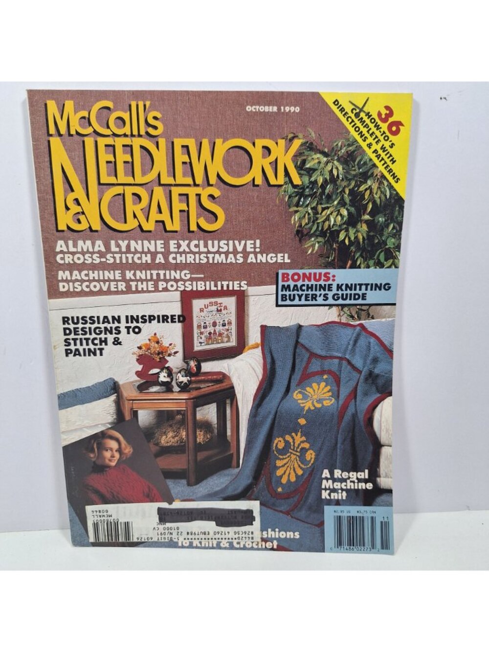 McCalls Needlework Crafts Magazine Lot June October  April 1990 1991 Vintage - Picture 5 of 12